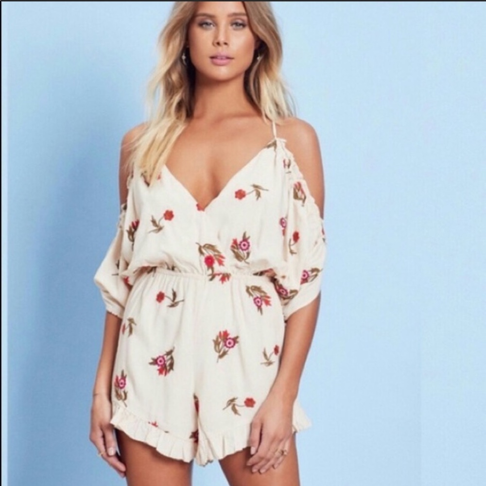 Lovers + Friends Malia Floral Romper
